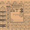 Wochenkarte Lebensmittel f&uuml;r ausl&auml;ndische Zivilarbeiter 1942